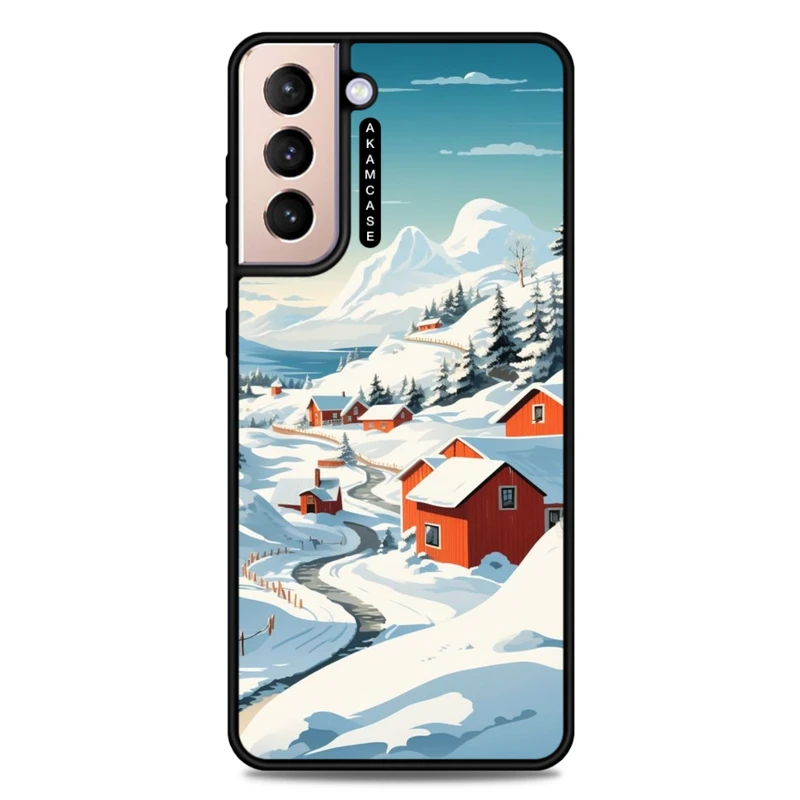 کاور آکام مدل AMC-WSGS21P-WINTER-17 مناسب برای گوشی موبایل سامسونگ Galaxy S21 Plus
