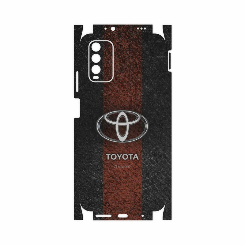 برچسب پوششی ماهوت مدل TOYOTA-Logo-FullSkin مناسب برای گوشی موبایل شیائومی Redmi 9T