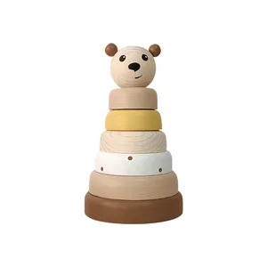 بازی فکری برج هیجان طرح خرس مدل MKids56-G