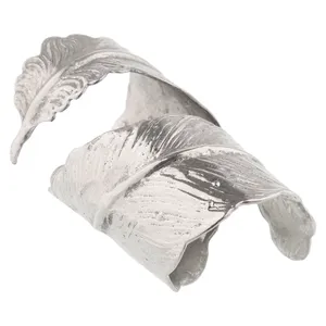 انگشتر زنانه گالری عزیزی طرح برگ مدل 15405