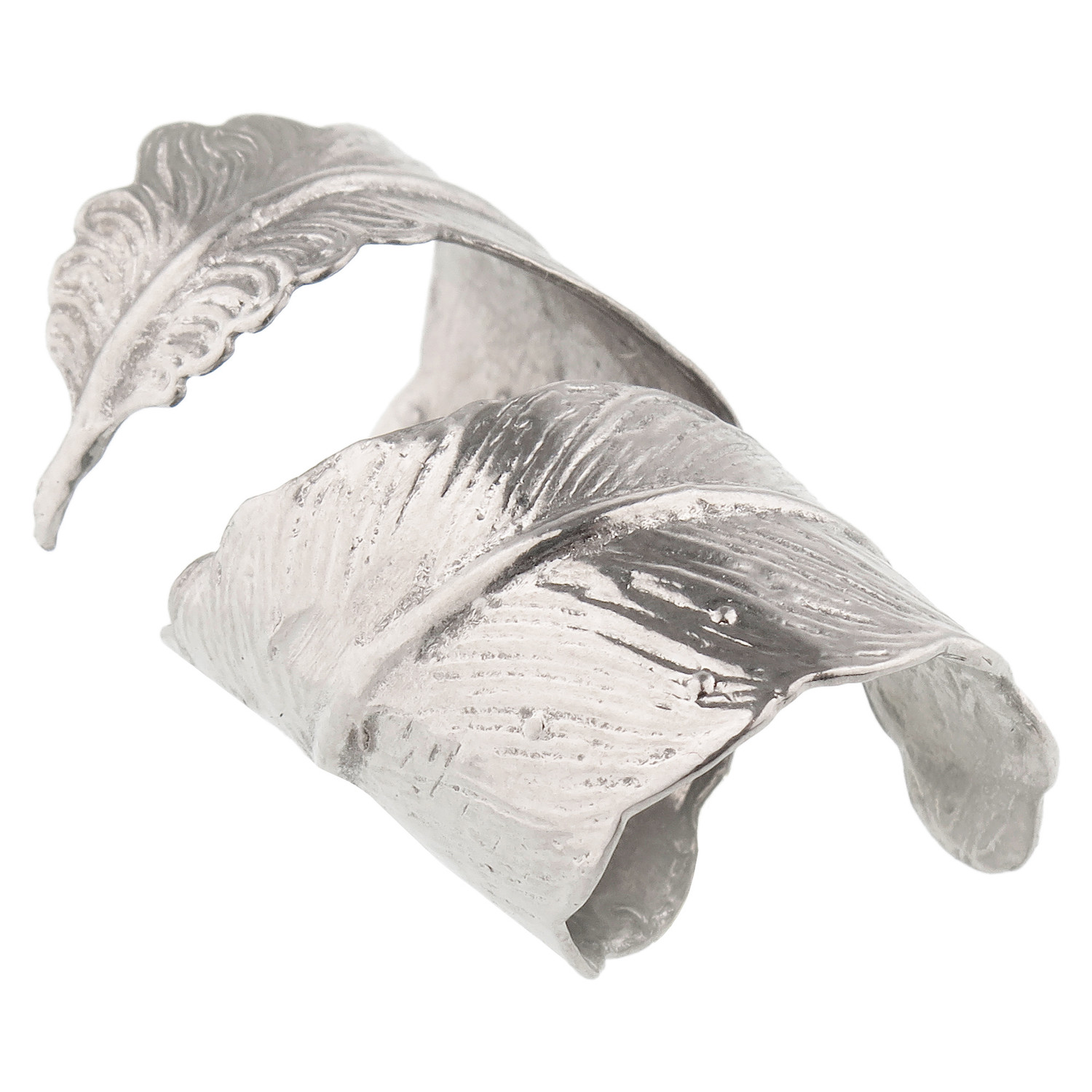 انگشتر زنانه گالری عزیزی طرح برگ مدل 15405 انگشتر زنانه گالری عزیزی طرح برگ مدل 15405