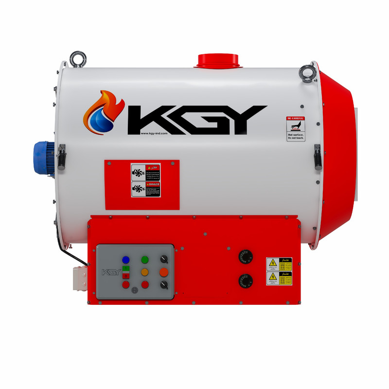 هیتر گازی کولاک گستر یزد مدل صنعتی اکسیال KG150