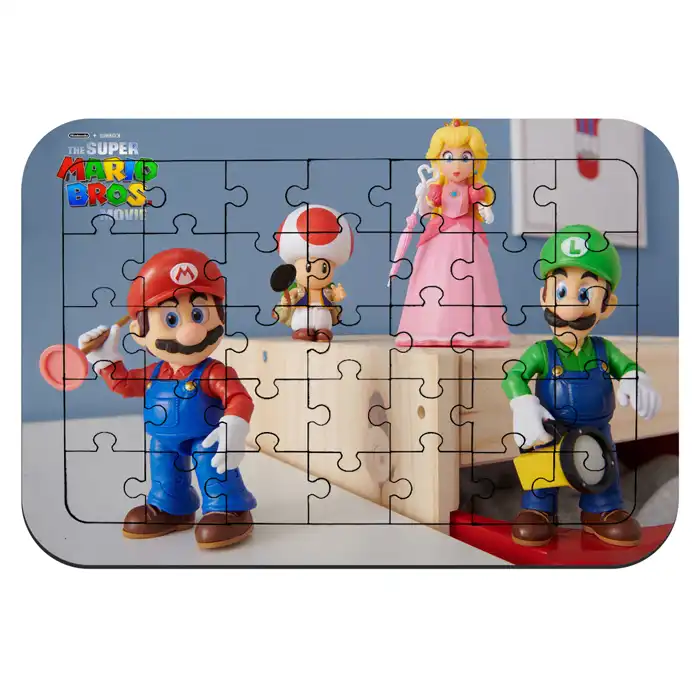 پازل 35 تکه طرح برادران سوپر ماریو و پرنسس پیچ کد NI2364