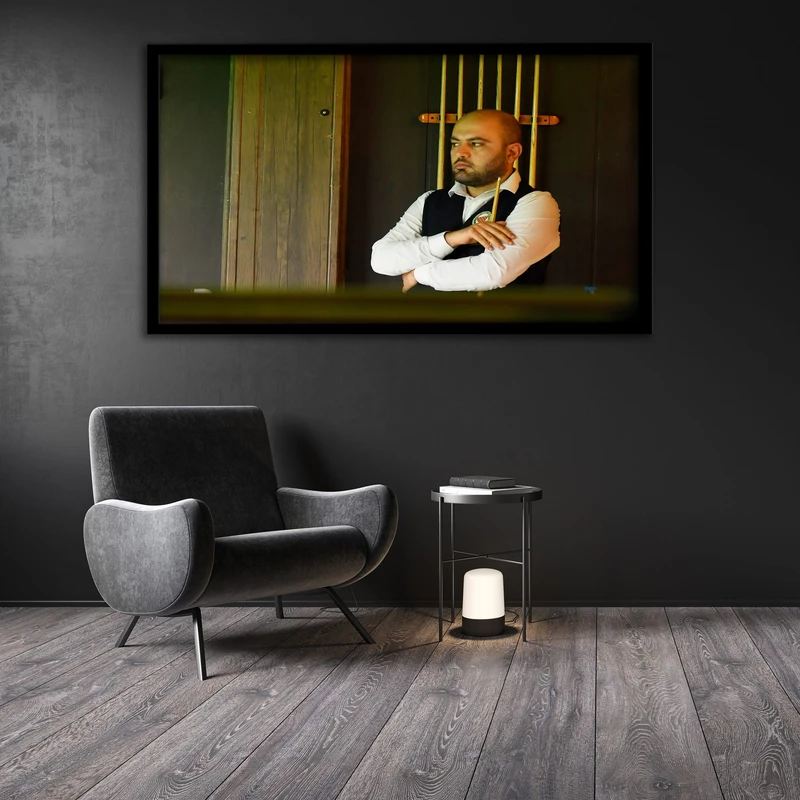 تابلو نوری بکلیت طرح بیلیارد مدل لایت باکسی کد B61