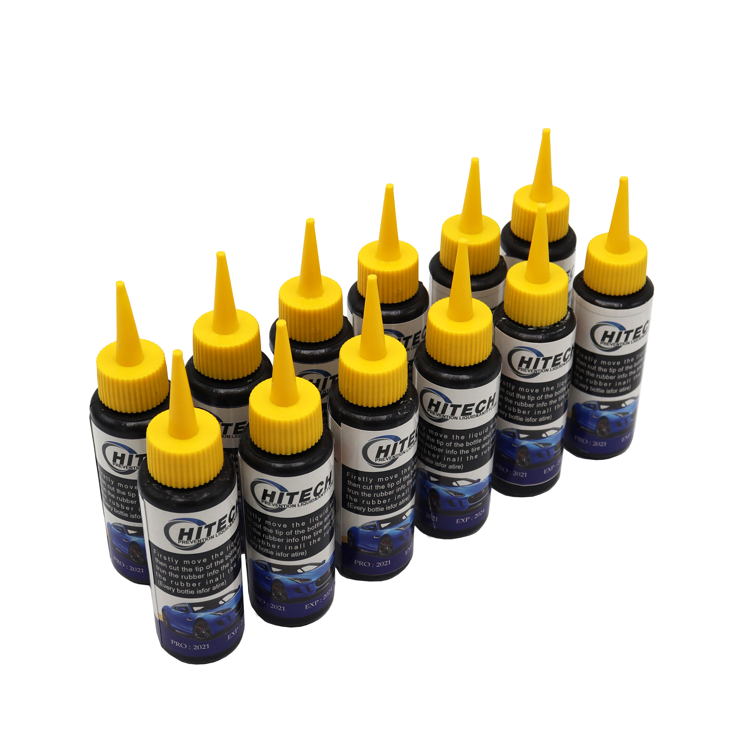 ژل پنچرگیری لاستیک خودرو مدل YP-012 مجموعه 12 عددی