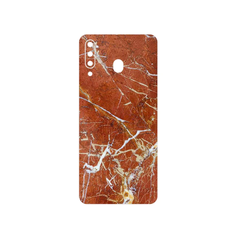 برچسب پوششی ماهوت مدل Red Marble مناسب برای گوشی موبایل سامسونگ Galaxy M30