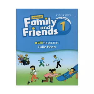 فلش کارت American Family and Friends 1 2nd اثر Julie Penn انتشارات OXFORD