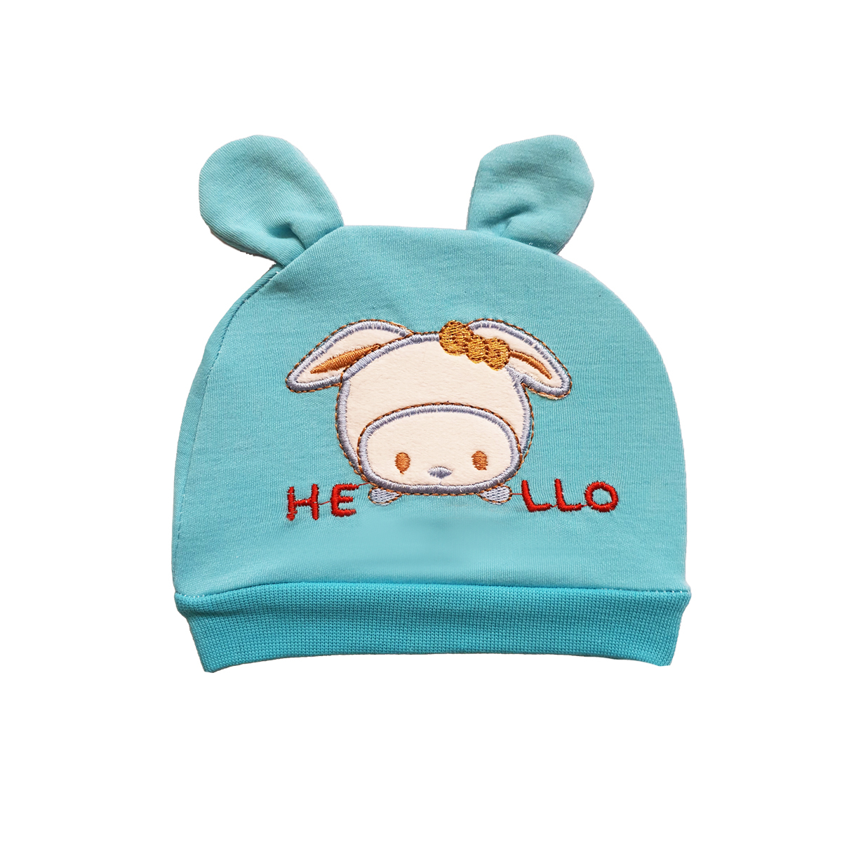 کلاه نوزادی مدل Hello Rabbit b01mo