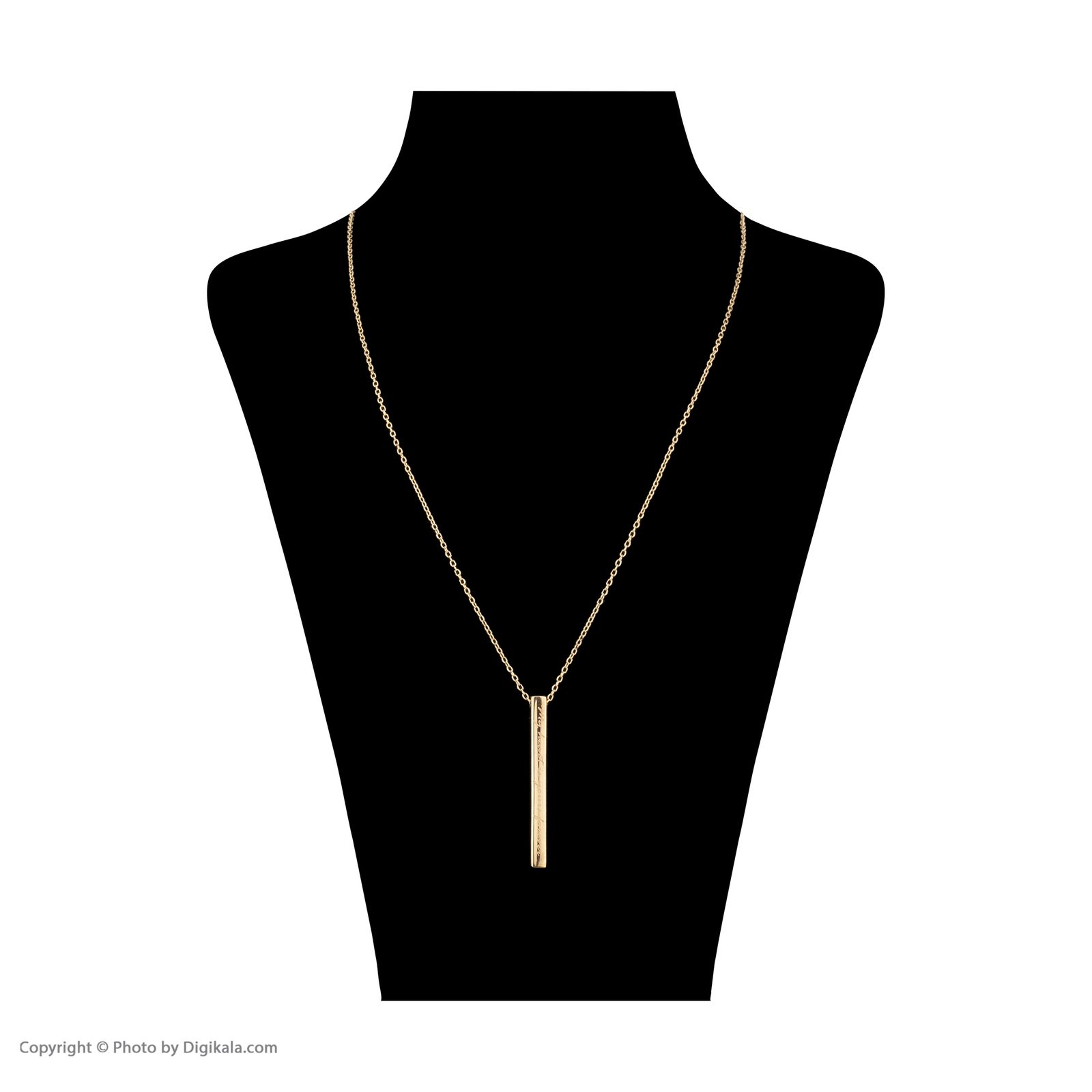 گردنبند طلا 18 عیار زنانه مایا ماهک مدل MM1739 طرح استوانه عشق -  - 2