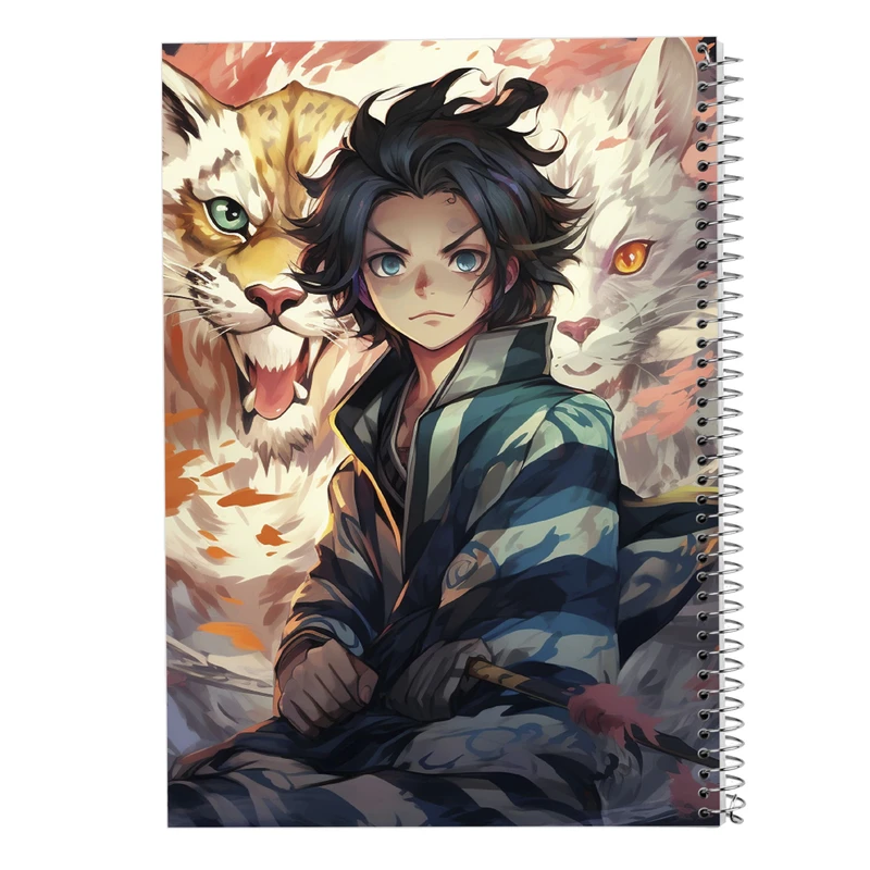 دفتر نت موسیقی 50 برگ مدوپد مدل Demon Slayer کد DF11057