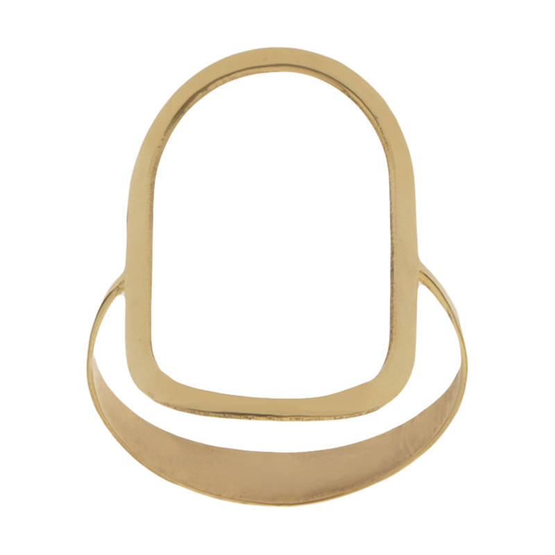 انگشتر طلا 18 عیار زنانه کانیار گالری مدل R26