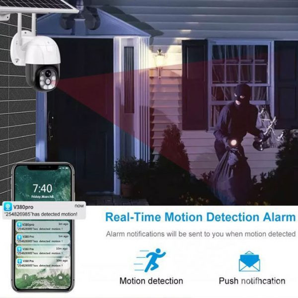 دوربین مداربسته تحت شبکه مدل خورشیدی