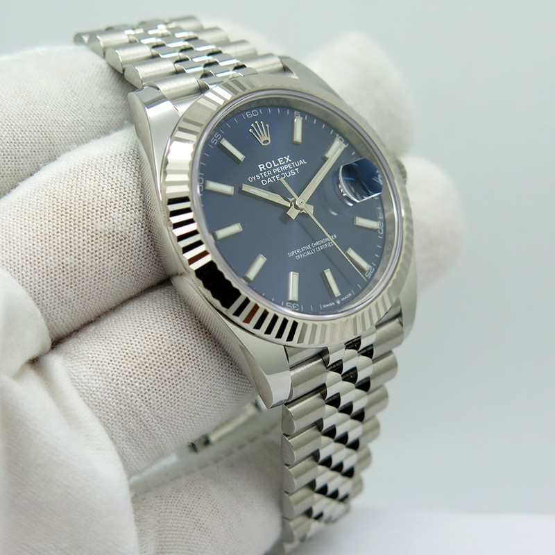 ساعت مچی عقربه‌ای مردانه  مدل دیت جاست قفل مخفی بند استیل