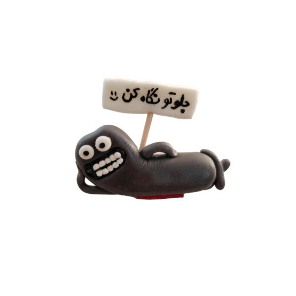 عروسک داشبورد خودرو طرح جلوتو نگاه کن