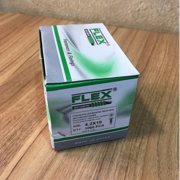 پیچ سرمته فلکس مدل S4.2x19 بسته 1000 عددی پیچ سرمته فلکس مدل S4.2x19 بسته 1000 عددی