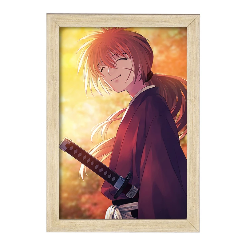 تابلو خندالو مدل انیمه رورونی کنشین کد 34897