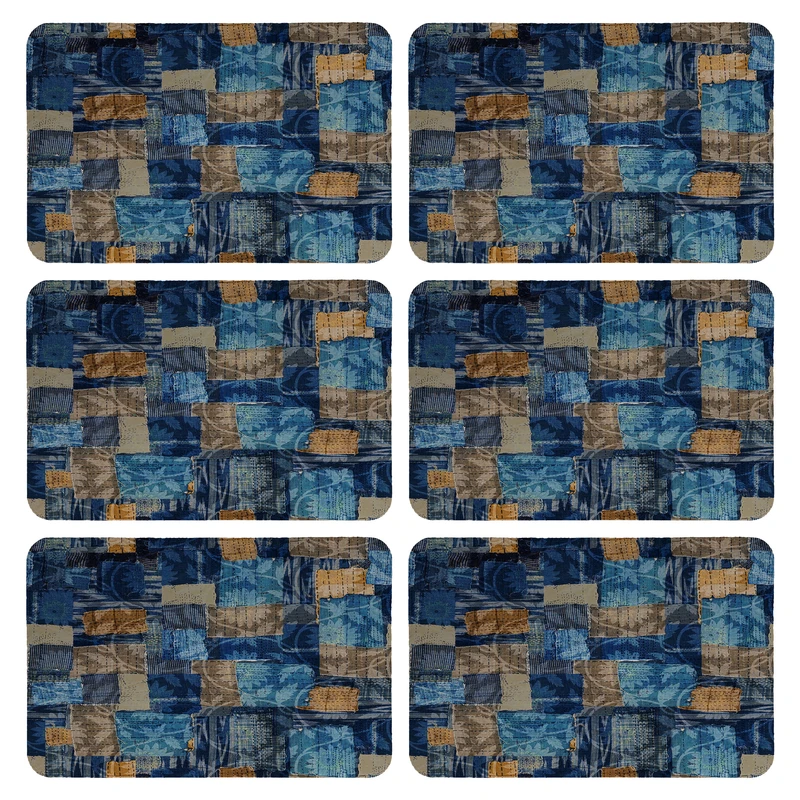 زیربشقابی طرح سنتی کد 9257 بسته 6 عددی 