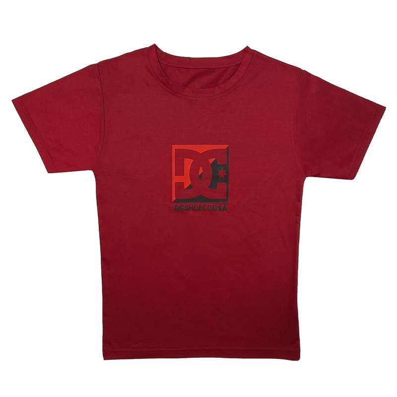 تی شرت پسرانه مدل ZRK رنگ زرشکی