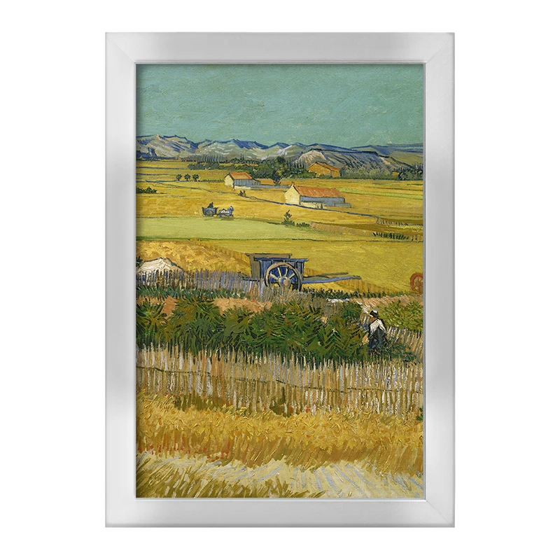 تابلو خندالو طرح برداشت ونسان ونگوگ (Van Gogh) کد 36788