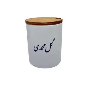 بانکه سرامیکی مدل تکست طرح گل محمدی