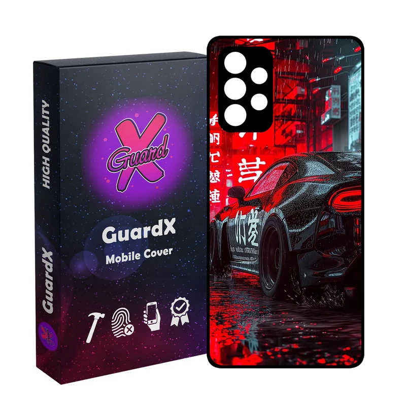 کاور گارد ایکس طرح ماشین مدل  Glass10740 مناسب برای گوشی موبایل سامسونگ Galaxy A52/A52S