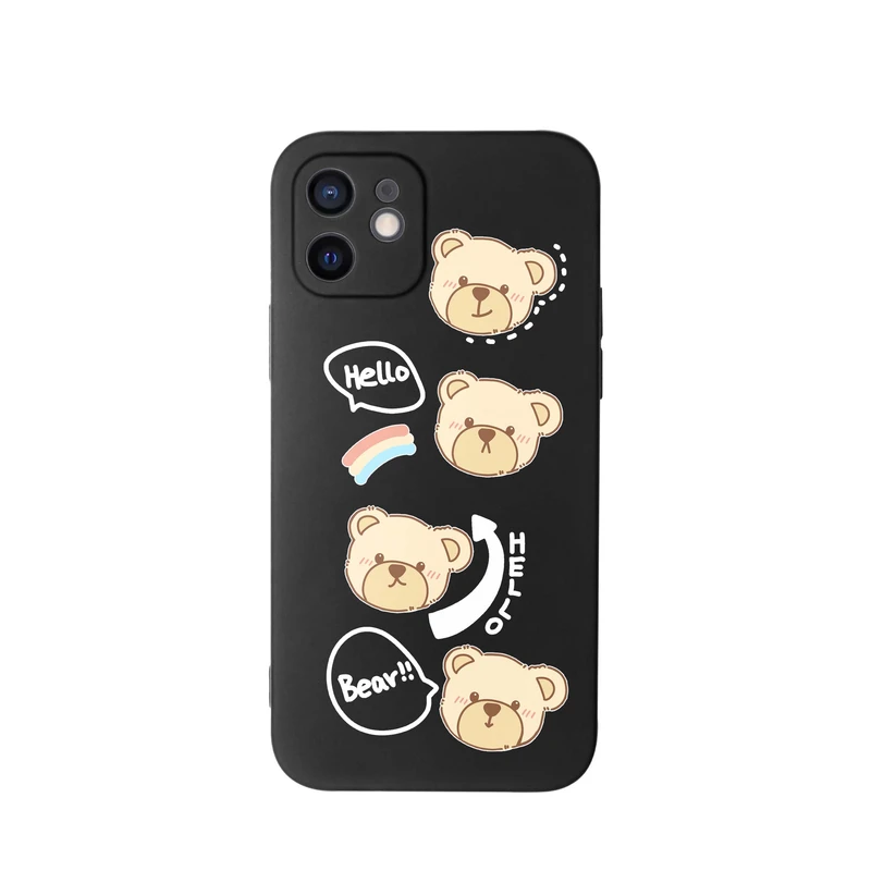 کاور قاب گارد طرح خرس بیر کد m6847 مناسب برای گوشی موبایل اپل iphone 12