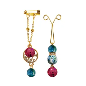 ست سنجاق سینه و گیره روسری کد PM009