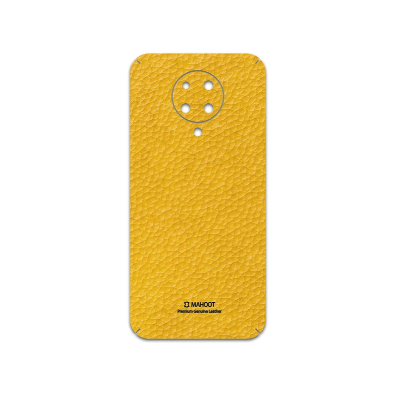 برچسب پوششی ماهوت مدل Mustard-Leather مناسب برای گوشی موبایل شیائومی Poco F2 Pro