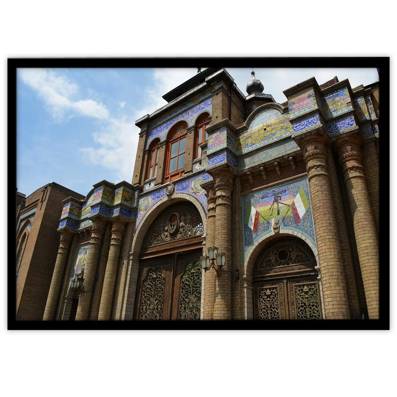 تابلو بکلیت طرح بافت تاریخی ایران و تهران مدل B-11489