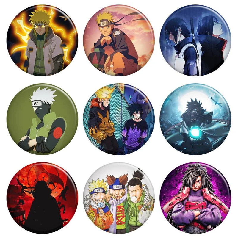 پیکسل گالری باجو طرح انیمه ناروتو کد naruto23 مجموعه 9 عددی