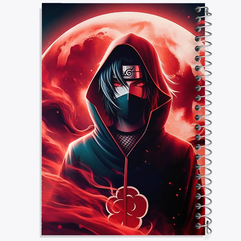 دفتر ژورنال نویسی 50 برگ خندالو مدل نقطه ای طرح انیمه ناروتو (Naruto) کد N4993