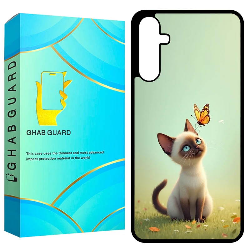 کاور قاب گارد طرح گربه مدل GCHPA14 مناسب برای گوشی موبایل سامسونگ Galaxy A14 4G / A14 5G / M14 5G