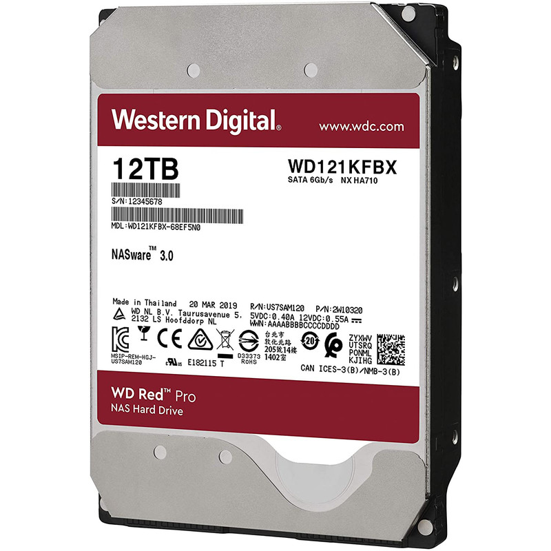 هارد دیسک اینترنال وسترن دیجیتال مدل WD121KFBX ظرفیت 12 ترابایت