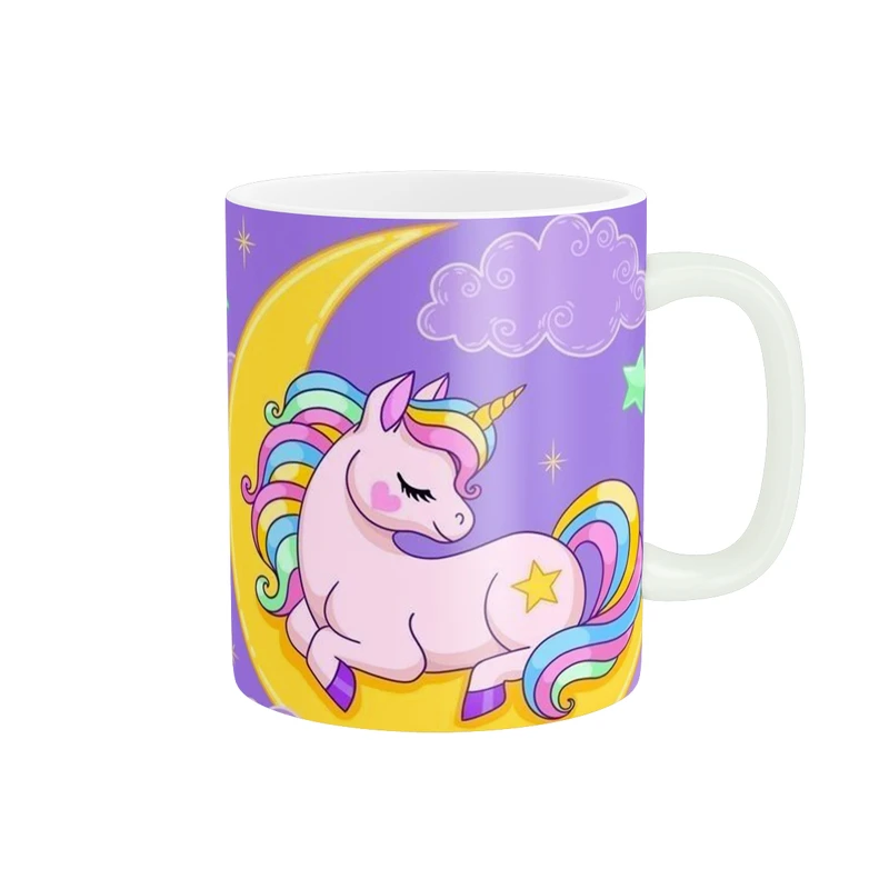 ماگ پاد آفرین طرح اسب تک شاخ کد 3955