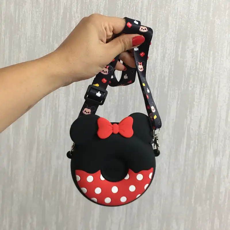 کیف رودوشی بچگانه مدل میکی موس دونات سیلیکونی فانتزی کد  M D 55