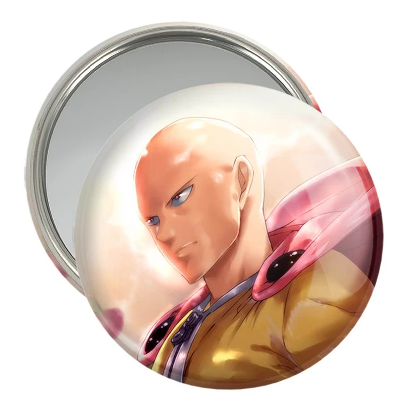 آینه جیبی خندالو مدل سایتاما انیمه مرد تک مشتی One Punch Man  کد 11363