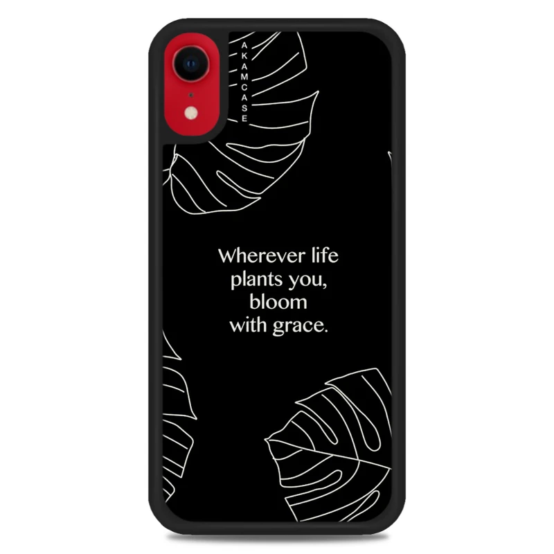 کاور آکام مدل AMC-WAXR-QOUTES8 مناسب برای گوشی موبایل اپل iPhone XR