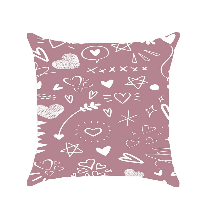 کوسن پاد آفرین مدل فانتزی طرح قلبی رنگی کد P2995 سایز 0*30 سانتی متر 