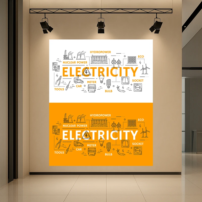 پوستر طرح انرژی مدل الکتریسیته کد AR3059656