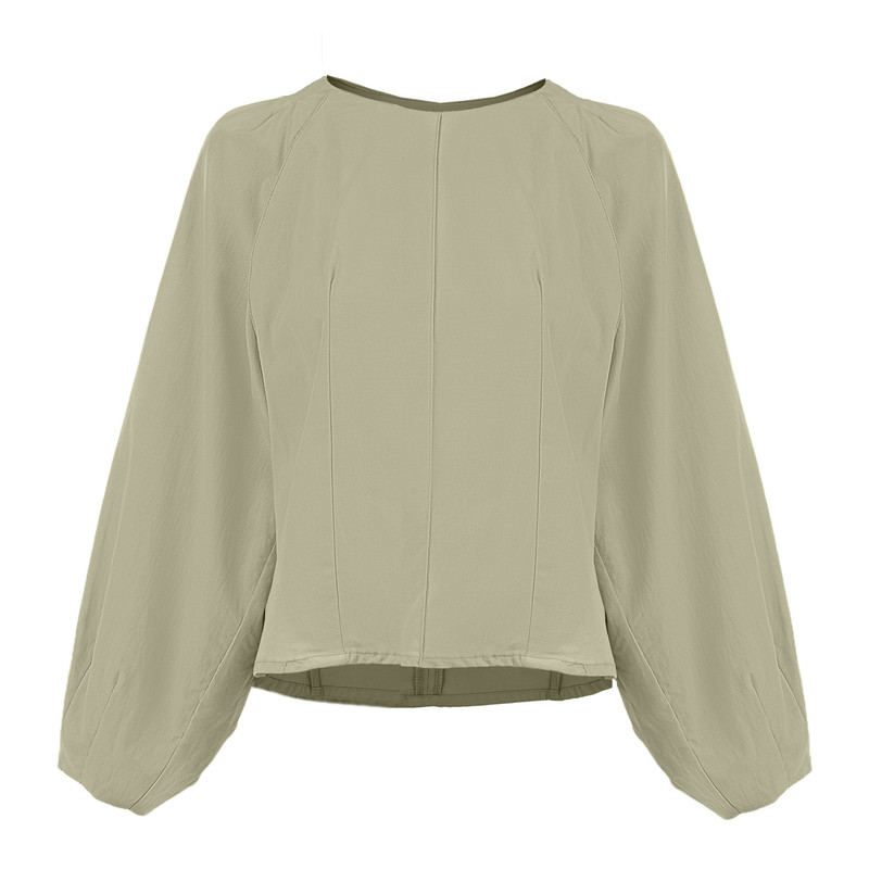 بلوز زنانه سرژه مدل 204639 رنگ سبز روشن