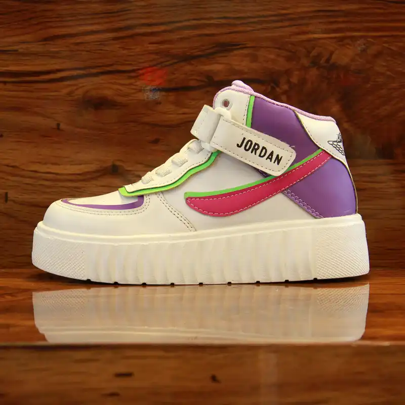 کفش پیاده روی دخترانه مدل ساقدار کد Ba183