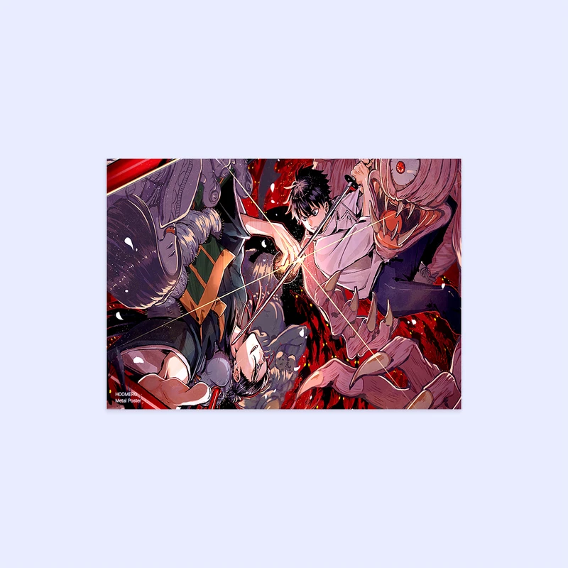 پوستر هومرو مدل فلزی طرح انیمه جوجوتسو کایسن کد PS1261