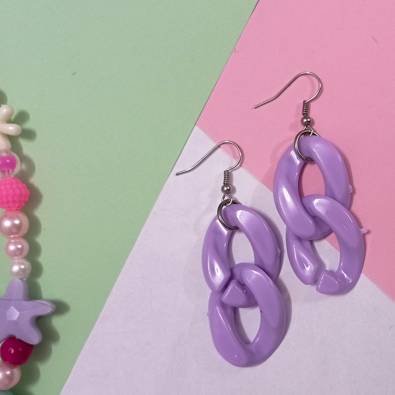 گوشواره دخترانه مدل پاستیلی گوشواره دخترانه مدل پاستیلی