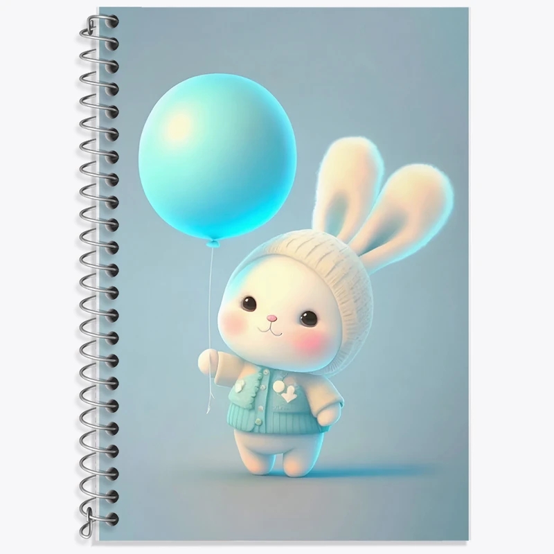 دفتر لغت 50 برگ خندالو طرح خرگوش بامزه کد F5772