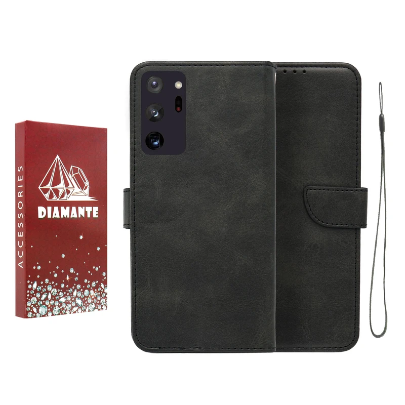 کیف کلاسوری دیامانته مدل Scusa Rd مناسب برای گوشی موبایل سامسونگ Galaxy Note 20 Ultra به همراه بند آویز