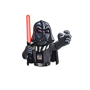 استیکر لپ تاپ و موبایل مدل سریال طرح دارث ویدر جنک ستارگان Darth Vader Star Wars کد 2989