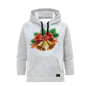 هودی زنانه مدل کریسمس کد M109 رنگ طوسی