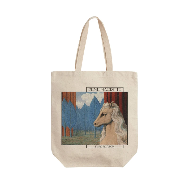 ساک خرید ترمه طراحان ایده مدل دلیل محض از ماگریت کد art0412 - L