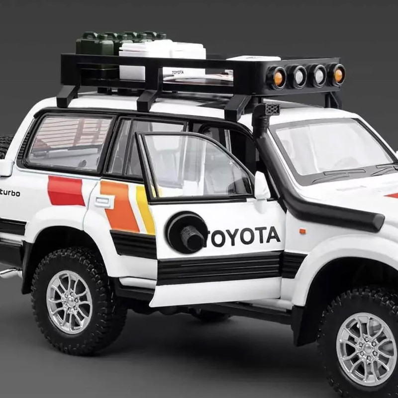 ماکت ماشین چه ژی مدل تویوتا لندکروزر Toyota Land Cruiser LC80 کد W100