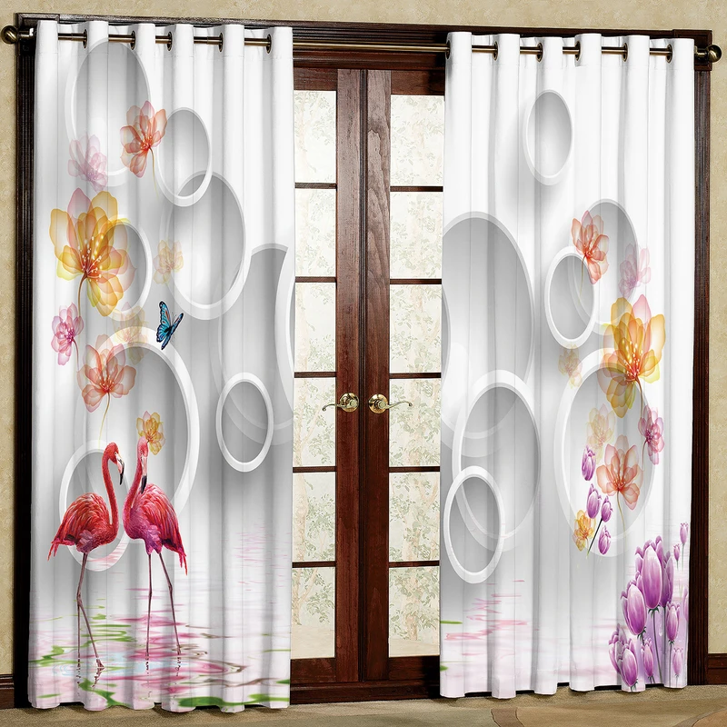 پرده مدل مخمل پانچی کد 2653T2 سایز 200x140 سانتی متر